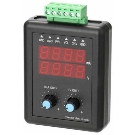 BARKBUSTERS Générateur De Signaux 4-20Ma 0-10V, 24V Transmetteur De Courant Et De Tension, Source De Signal Et Courant Constant, Avec Affichage