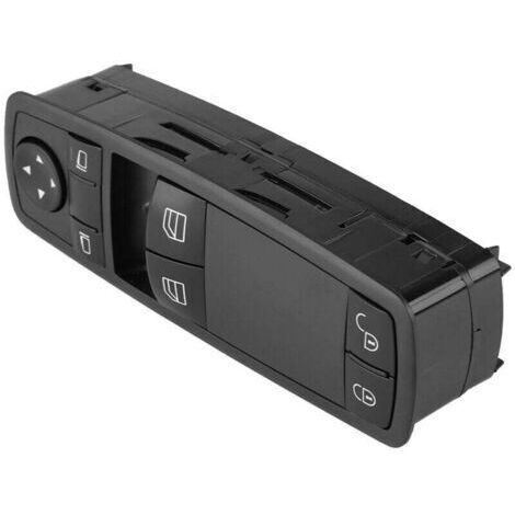 BARKBUSTERS Interrupteur de lève-vitre électrique maître Console de commande de lève-vitre électrique ABS pour A W169 B W245 ML W164 R W251 GL X164 A1698206410