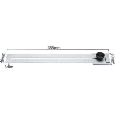 BARKBUSTERS Jauge de marquage de coupe de vis 0-200 mm/0-250 mm/0-300 mm pour le travail du bois, la mesure de l'acier au carbone, outil de jaugeage de 0.1 m