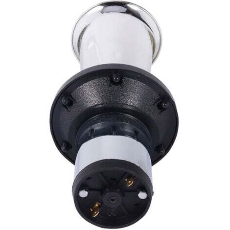 BARKBUSTERS Kaxon Vieux Tacot 12v, 110DB Old Style Horn, 12V 490Hz Trompette De Voiture Klaxon Fort Alarme Corne Antique Vintage Type Classique AHH-OOO-GAH AHOOGA OOGA(argent)