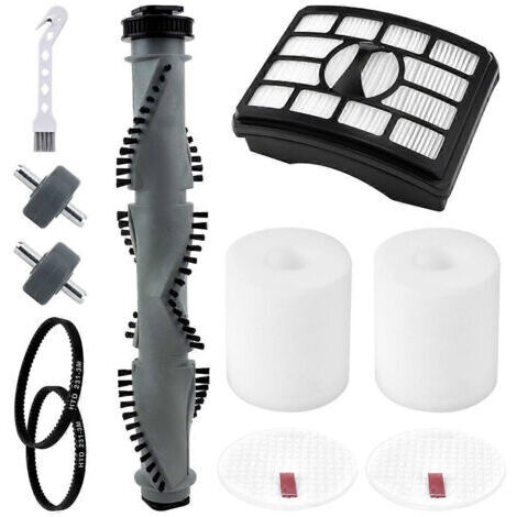 BARKBUSTERS Kit de remplacement de courroies, rouleaux et filtres pour brosses NV500 pour aspirateur vertical Shark Rotator Lift-Away NV550 NV5