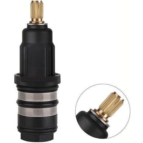 BARKBUSTERS Kit de réparation pour mitigeur thermostatique de douche en laiton, cartouche thermostatique de rechange, noyau de vanne eau chaude/eau froide, pour robinet de douche