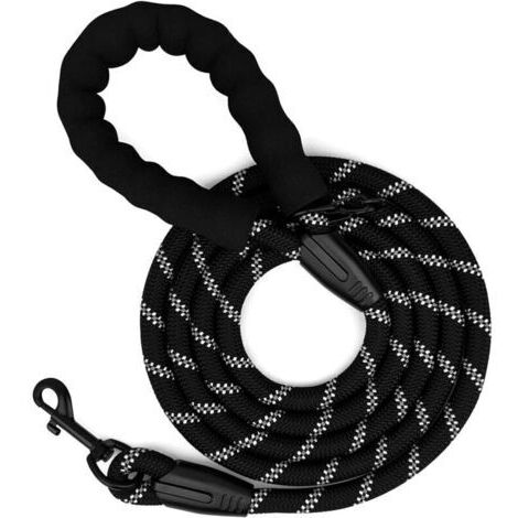 BARKBUSTERS Laisse pour chien, laisse de dressage pour chien de 3 m, longue laisse pour chien avec poignée rembourrée, adaptée aux petits chiens et aux grands chiens