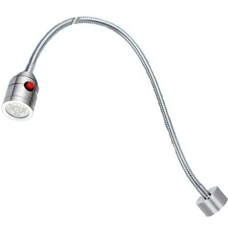 BARKBUSTERS  Lampe Magnétique à Col de Cygne, Lampe de Travail LED à Col de Cygne 5 W 24 V Longueur du Tube 500 Mm Lampe à Outils à Base Magnétique pour la Réparation d'établi