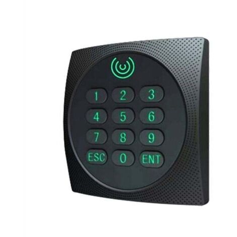 BARKBUSTERS  Lecteur RFID Wiegand KR602M 34/26 bits 13,56 MHz Mi pour contrôle d'accès, prend en charge la carte NFC, le mot de passe avec clavier LED
