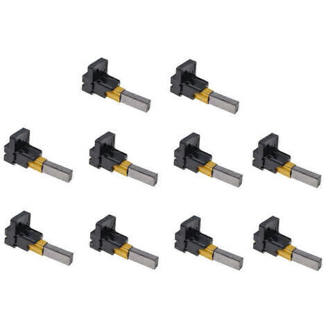 BARKBUSTERS Lot de 10 balais de charbon avec supports pour moteurs d'aspirateurs DC05, DC07 et DC08 (7 x 11 x 32 mm).