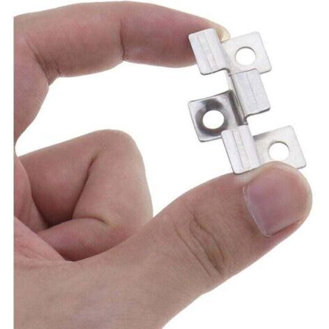BARKBUSTERS Lot de 100 clips de fixation pour terrasse en composite avec vis en acier inoxydable（hauteur 1 cm）