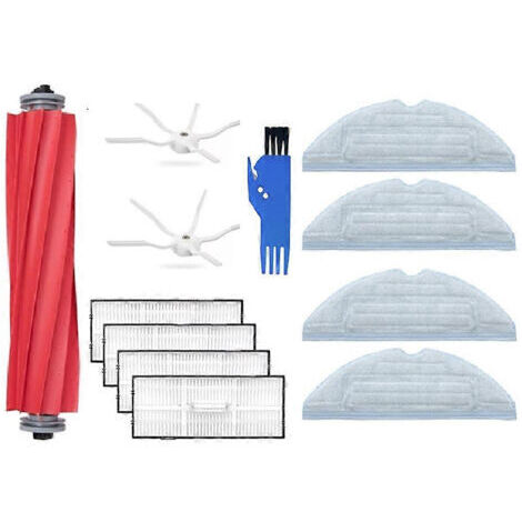 BARKBUSTERS Lot de 12 filtres pour brosse principale et latérale d'aspirateur Roborock S7, S7 Plus, S7 Pro Ultra, S7 MaxV, S7 MaxV Plus et S7 MaxV Ultra