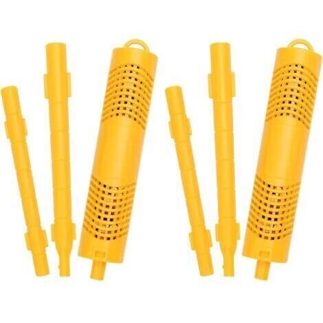 BARKBUSTERS Lot de 2 bâtonnets de filtres minéraux pour spa pour piscine et bain à remous Durée de vie de 4 à 6 mois Cartouche à vie réduisant les besoins en chlore et en brome Pièce universelle Adsor