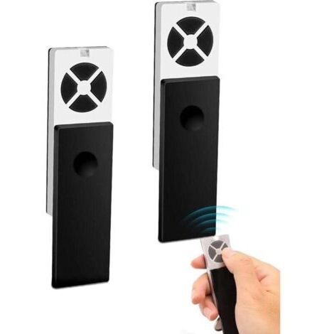 BARKBUSTERS Lot de 2 émetteurs portatifs 433 MHz pour TX2EV TX4EV TX2EVS TX4EVS TX2REV TX4REV TX4UNI TX4UNI TX4RUNI TX4UNIS, 4 canaux, Rolling Code, ouvre-Porte de Garage télécommande