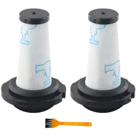BARKBUSTERS Lot de 2 filtres ZR009010 avec brosse de nettoyage pour robots aspirateurs Rowenta X-Force Flex 9.60 / X-Nano