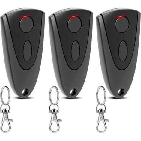 BARKBUSTERS Lot de 3 émetteurs portatifs pour porte de garage Novoferm - 433,92 MHz - Télécommande 2 canaux - Pour novotron 502/504/512/514