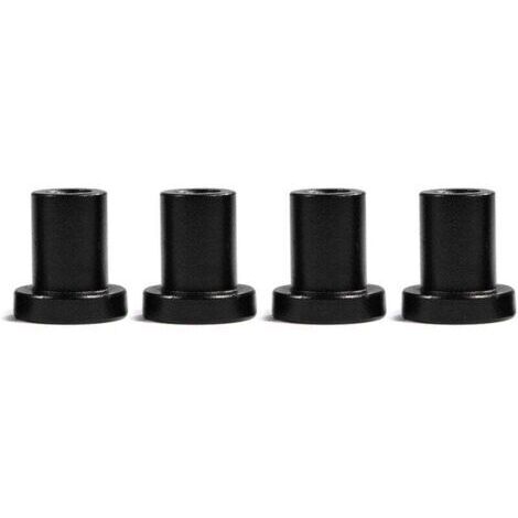 BARKBUSTERS  Lot de 4 entretoises pour porte de grange coulissante – Pièces de rechange pour rails de quincaillerie pour porte de grange coulissante, entretoises murales pour rails de quincaillerie po
