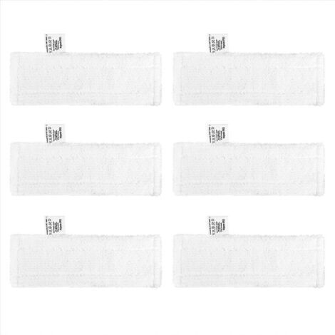BARKBUSTERS Lot de 6 lingettes de rechange en microfibre pour nettoyeur vapeur EasyFix SC 2, SC 3, SC 4 et SC 5