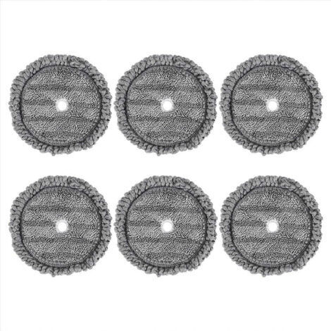 BARKBUSTERS Lot de 6 lingettes de rechange pour balai vapeur LG A9, robot aspirateur laveur de sols.