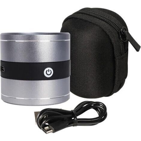 BARKBUSTERS Loupe de bijoutier 10X avec éclairage LED et UV, échelle métrique, indicateur de charge USB LED, loupe pour bijoux, textiles, pierres précieuses, timbres et pièces de monnaie