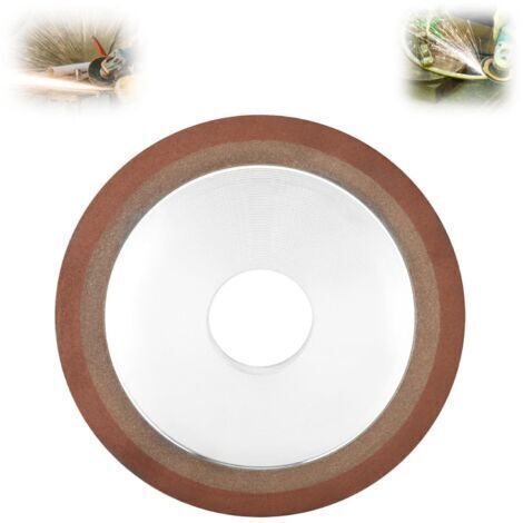 BARKBUSTERS Meule diamantée en résine, meule diamantée pour lame en alliage d'acier au tungstène 125 x 10 x 32 x 8 mm