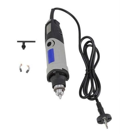 BARKBUSTERS Meuleuse, Mini meuleuse, 400W Perceuse électrique à 6 positions Outil rotatif à vitesse variable Fiche UE 220V