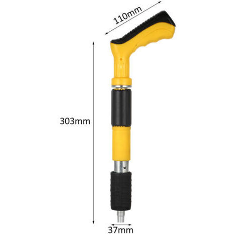 BARKBUSTERS Outil de fixation murale à clous Pistolet à clous haute pression Pistolet à clous manuel en acier Force réglable pour bricolage à domicile Travail du bois Mur de ciment