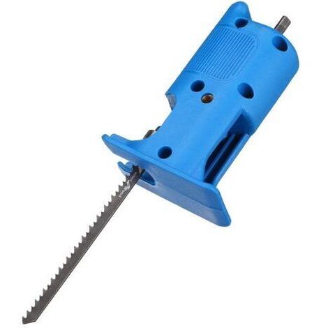 BARKBUSTERS Perceuse électrique modifiée scie électrique scie alternative électrique perceuse électrique pour scie sauteuse outil de coupe pour le travail du bois - Bleu