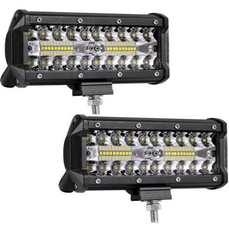 BARKBUSTERS Phare de Travail LED 12V 300W 7'' Projecteur LED Voiture 12v Etanche IP67 Spot Flood Fe