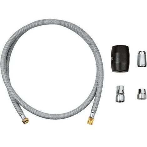 BARKBUSTERS Robinet de cuisine flexible avec douchette extractible, compatible avec les derniers modèles de robinets Grohe, tressé en nylon, 48293000