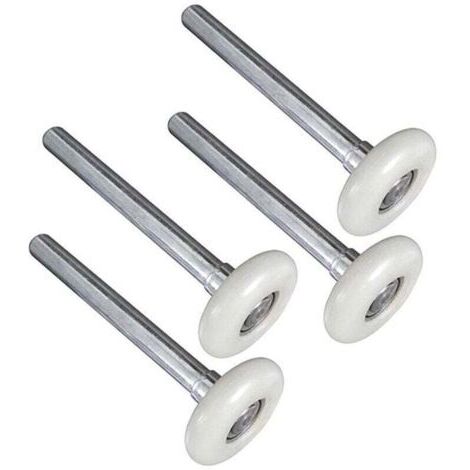 BARKBUSTERS Rouleaux de porte de garage en nylon durable de 4.5cm-12,0 cm tige (lot de 4 (rouleau de porte de garage 120MM4PCS)