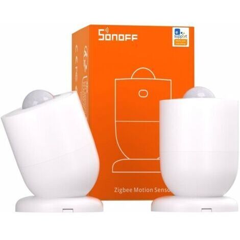 BARKBUSTERS SONOFF SNZB-03P Détecteur de Mouvement ZigBee, Detecteur ZigBee 3.0 Sans Fil, Détection 5 Secondes, Scène Intelligente, SONOFF Zigbee Bridge Requis, Piles Incluses, Compatible avec Alexa/G