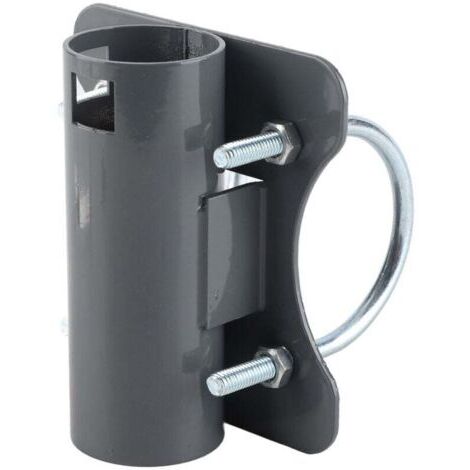 BARKBUSTERS  Support de poteau d'antenne rectangulaire 30 mm-50 mm, adaptateur de support universel réglable en U, support de montage d'antenne sur toit compatible avec l'antenne parabolique rectangul