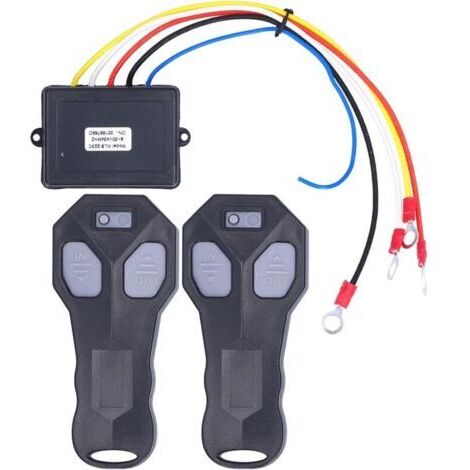 BARKBUSTERS  Télécommande de Treuil sans Fil, 2 Pièces 434MHz Télécommande de Treuil sans Fil 12V de Remplacement électrique pour Camion VTT Universel