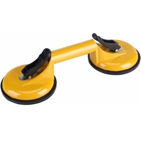 BARKBUSTERS  Ventouse Poignée Ventouse, Ventouse Double Triple Plaque Professionnel en Laiton Pull Lifter Gripper Mover Sucker Pad Auto Outil