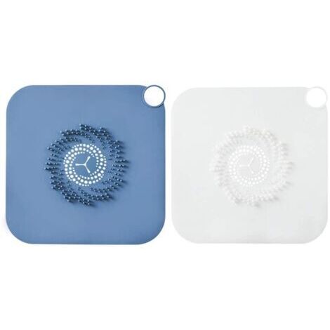 BARKBUSTERS2 Paquets Kit Protection Sanitaire en Silicone : Filtre/Bouchon de Vidange + Arrêt de Douche Antidérapant – Pour Douche & Évier Cuisine