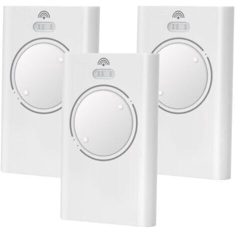 BARKBUSTERSLot de 3 Telecommande Portail 868MHz Compatible avec FAAC XT4 868 SLH LR, XT4 868 SLH, XT2 868 SLH LR, XT2 868 SLH (3pcs)