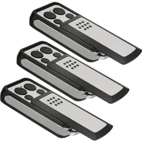 BARKBUSTERSLot de 3 Télécommandes de Garage Sdre-114253 pour AVIDSEN 114253 104257 104251 Compatible avec la Marque Avidsen Extel Thomson
