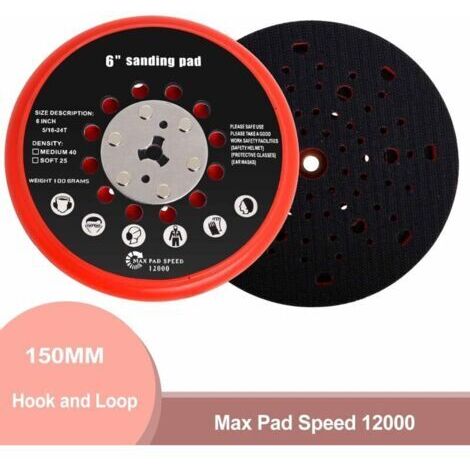 BARKBUSTERSPlateau Ponçage Multi-trous 150mm – Compatible Bosch RSM6045, GEX 34-150, GEX 40-150 Ponceuse Excentrique