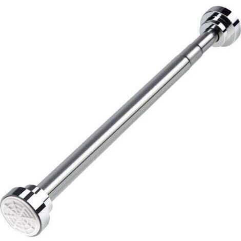 BARKBUSTERSTringle Extensible de 40 à 55 cm pour Rideau de Douche, Ensemble de Tringles Télescopiques sans Perçage en Acier Inoxydable pour Salle de Bain, Placard, Armoire, Porte, Cuisine