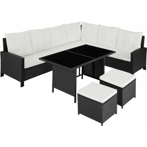 Barletta Rattan Garden Furniture Set, variant 1 - rattan garden furniture set, rattan garden furniture, lounge set