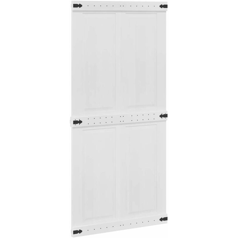 Barn Door Corona 100 X 210 Cm Solid Pine Wood Vidaxl