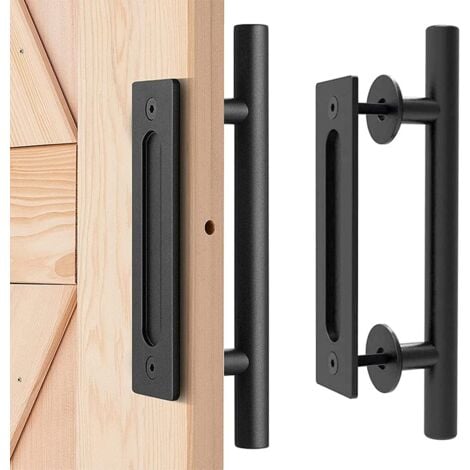 Barn Door Handle, Sliding Door Handle, Heavy Duty Barn Door Handle, Pull Handle for Garage, Door Pull Handle, Sliding Door Handle, for Powder