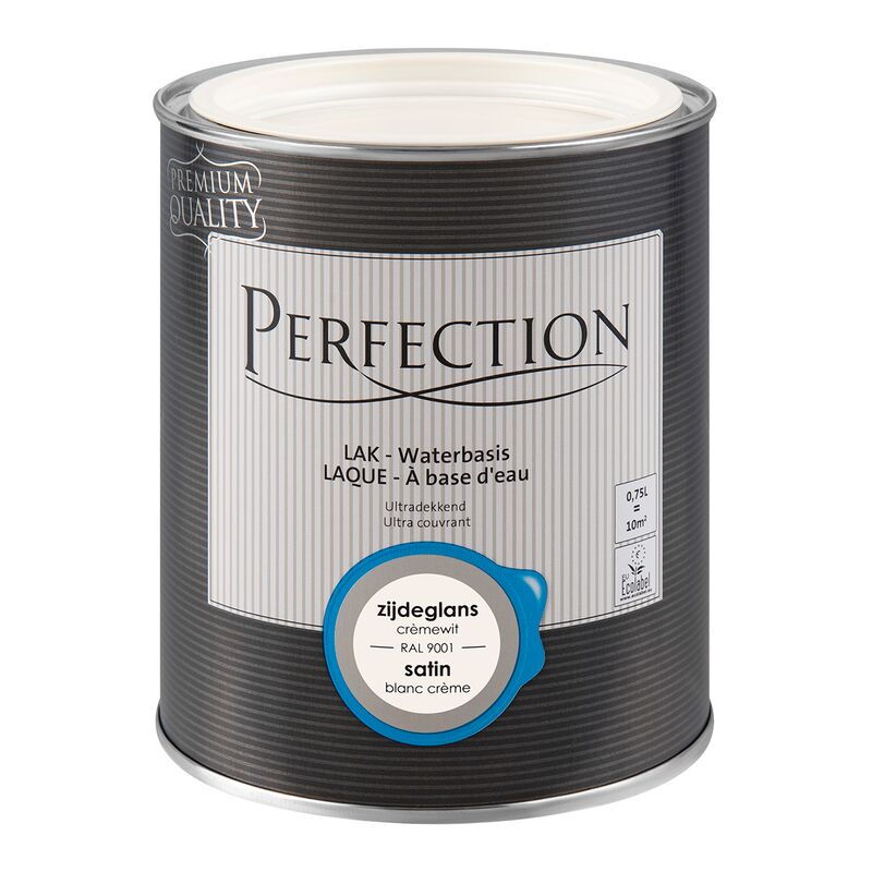 

Perfection - Barniz a base de agua Satinada - Blanco RAL 9001 Crema - 750ml - 10m² - Cobertura total - RAL 9001 Crema Blanca