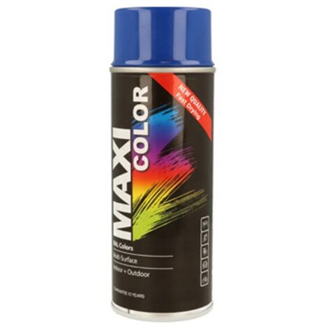 BARNIZ ACRÍLICO AZUL ULTRA BRILLO MAXICOLOR RAL5002 400ml SPRAY MOTIP