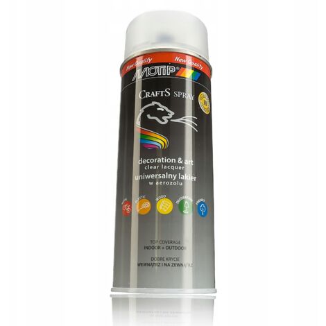 Barniz acrílico mate transparente Klar Spray 400ml CRAFTS