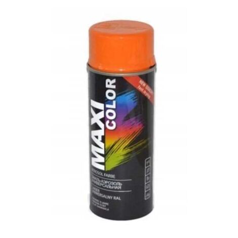 BARNIZ ACRÍLICO NARANJA MEDIO 400ML RAL 2003 SPRAY MAXI COLOR MOTIP