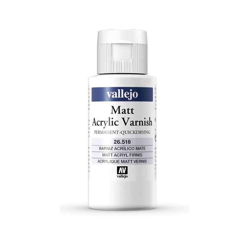 

Acrylicos Vallejo - BARNIZ ACRILICO PERMANENTE MATE 60 ML