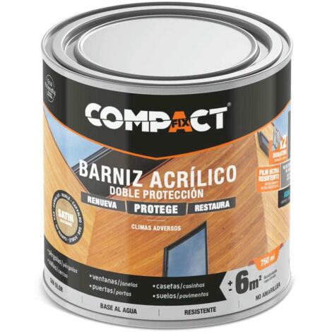 Barniz acrílico universal satinado 750ml roble