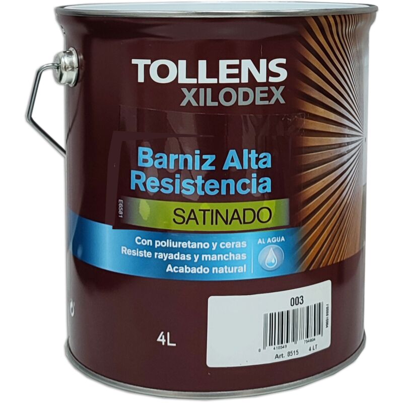 

BARNIZ ALTA RESISTENCIA AL AGUA SATINADO INTERIOR 4 LT | Color: Nogal de Canadá 505 - Nogal de Canadá 505