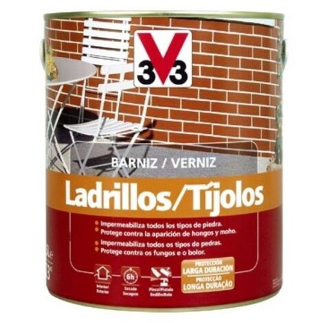 Barniz exterior ladrillo incoloro mate 2,5 l v33