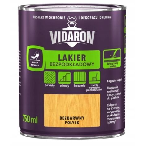 Barniz incoloro para madera sin imprimación 0,75 l