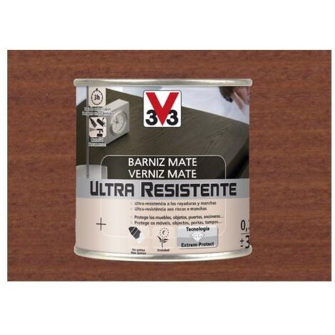 Barniz interior al agua ultra resistente mate 250 ml sapeli