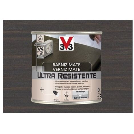 Barniz interior al agua ultra resistente mate 250 ml wengue